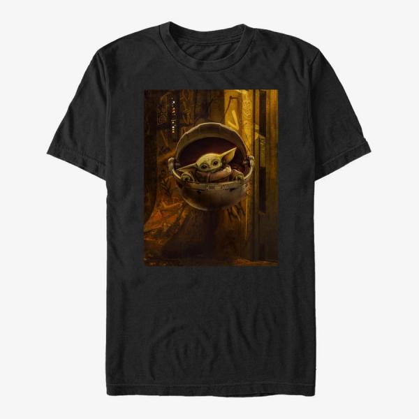 Queens Star Wars: The Mandalorian - The Child Poster Unisex T-Shirt Black