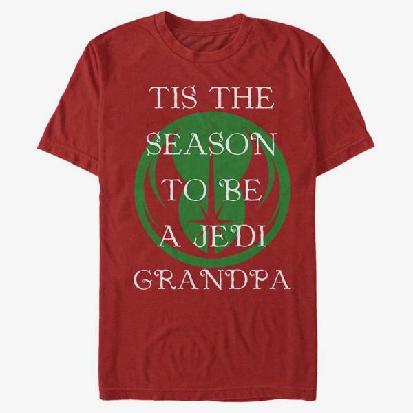 Queens Star Wars: Classic - Jedi Grandpa Unisex T-Shirt Red