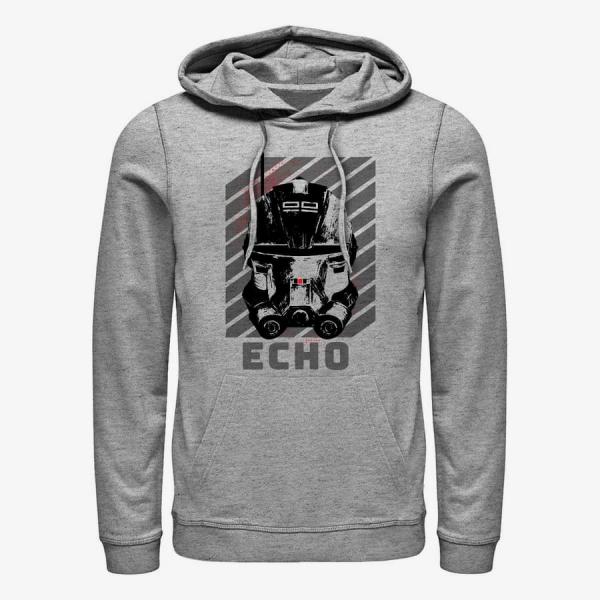 Queens Star Wars: The Bad Batch - Echo Unisex Hoodie Heather Grey