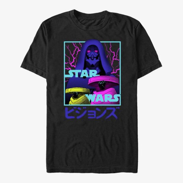 Queens Star Wars: Visions - Metal Faces Unisex T-Shirt Black