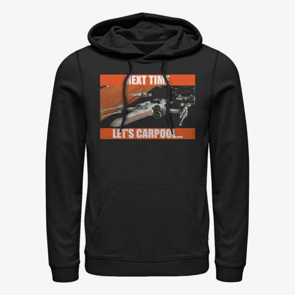 Queens Star Wars: Classic - Next Time Let's Carpool Unisex Hoodie Black