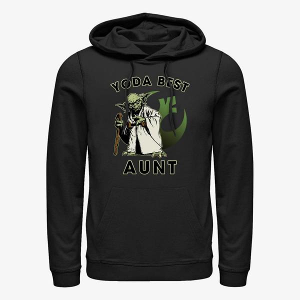 Queens Star Wars: Classic - Yoda Best Aunt Unisex Hoodie Black