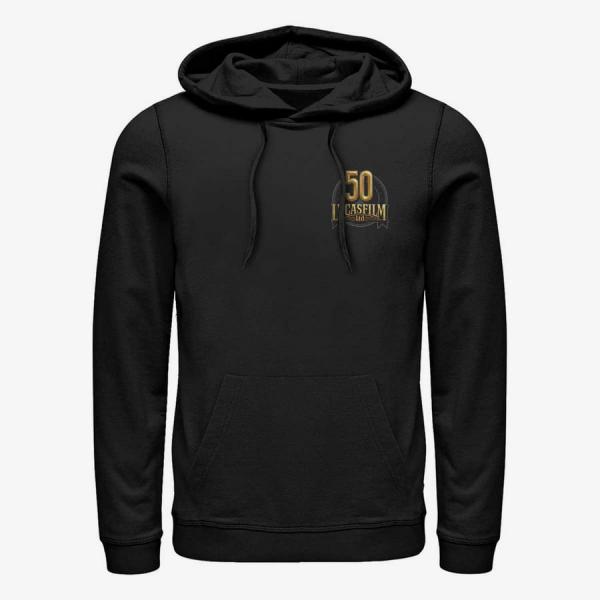 Mikina Merch Star Wars - Lucas Anniversary Small Unisex Hoodie Black S