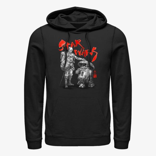 Queens Star Wars: Visions - Anime Droids Unisex Hoodie Black