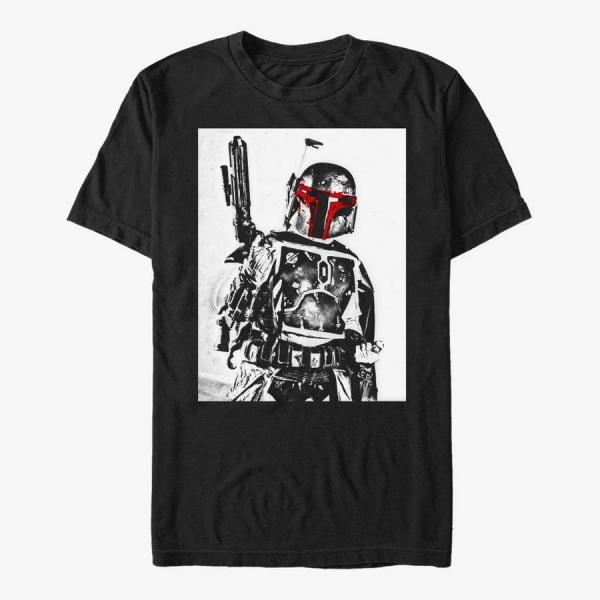 Tričko Merch Star Wars: Classic - BOBBS Unisex T-Shirt Black XL