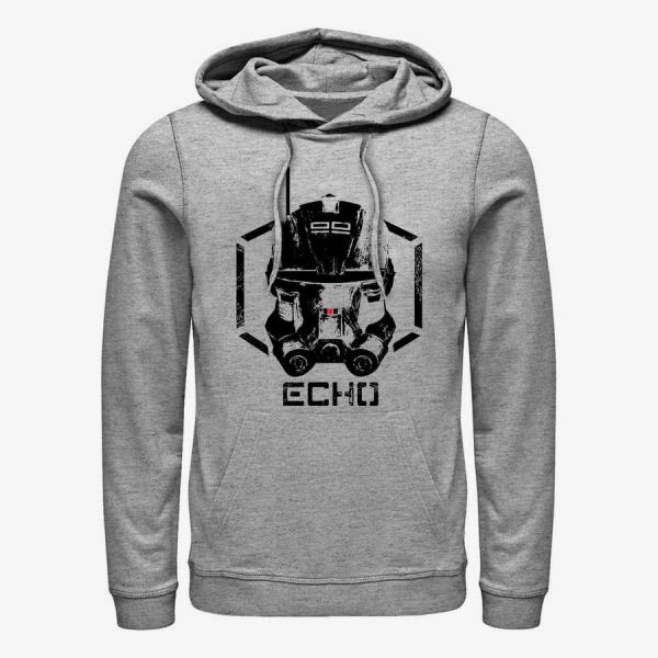 Queens Star Wars: The Bad Batch - Echo Unisex Hoodie Heather Grey