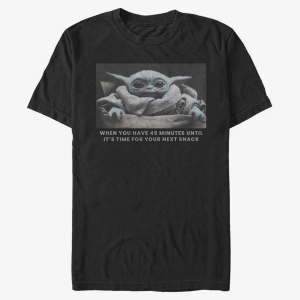 Tričko Merch Star Wars: The Mandalorian - Next Snack Unisex T-Shirt Black L