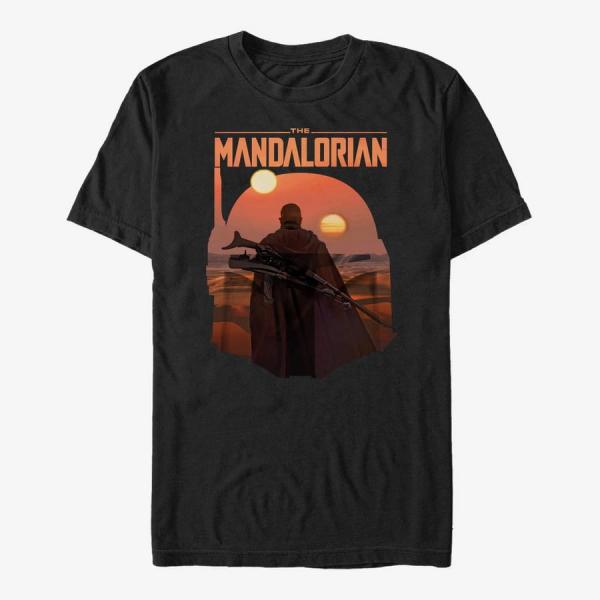Tričko Merch Star Wars: The Mandalorian - MandoMon Epi Reveal Unisex T-Shirt Black M