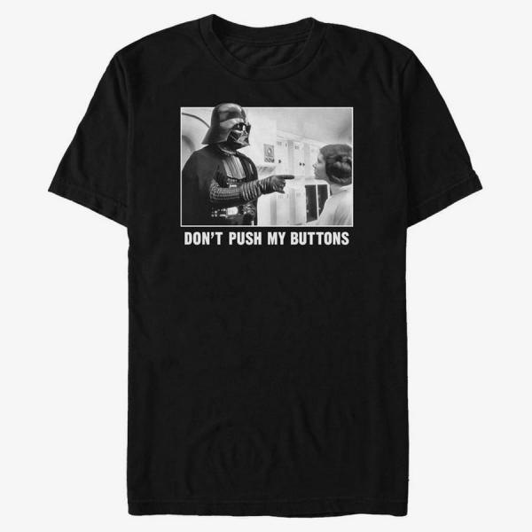 Queens Star Wars - Button Pusher Unisex T-Shirt Black