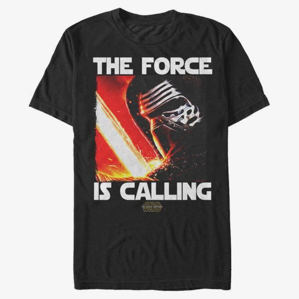 Tričko Merch Star Wars: Episode 7 - Force Calling Unisex T-Shirt Black L