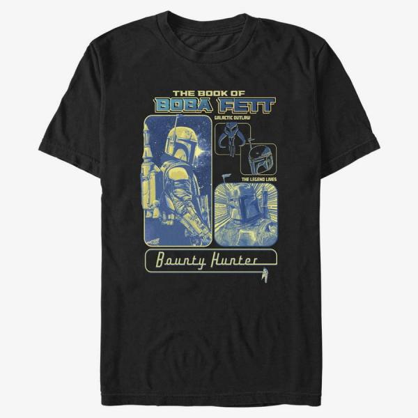 Tričko Merch Star Wars Book of Boba Fett - Space Bound Unisex T-Shirt Black XXL