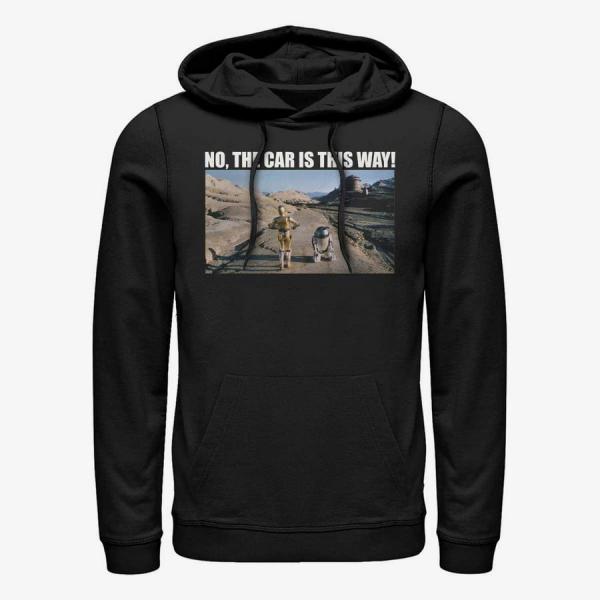 Mikina Merch Star Wars: Classic - Where's The Car Unisex Hoodie Black S