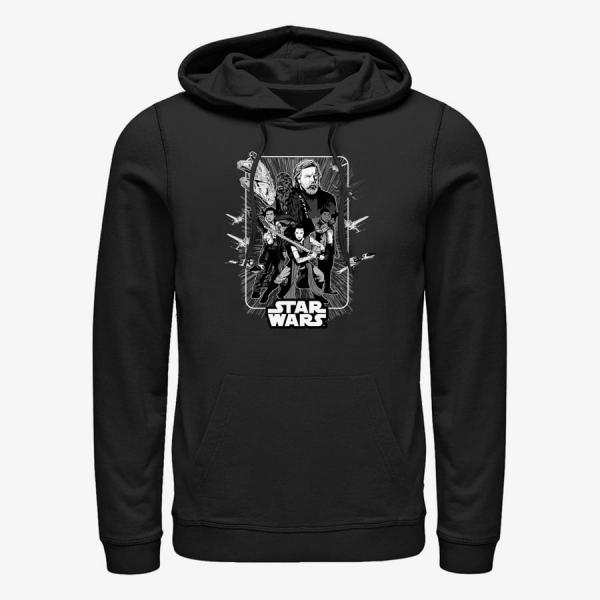 Queens Star Wars: The Last Jedi - Heroes Return Unisex Hoodie Black