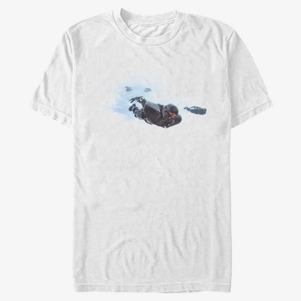 Queens Star Wars: The Mandalorian - Incoming Troopers Unisex T-Shirt White