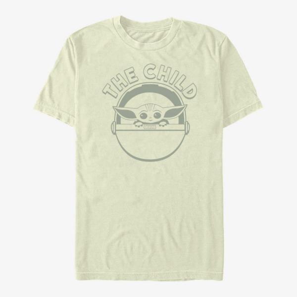Queens Star Wars: The Mandalorian - The Child Simple Unisex T-Shirt Natural