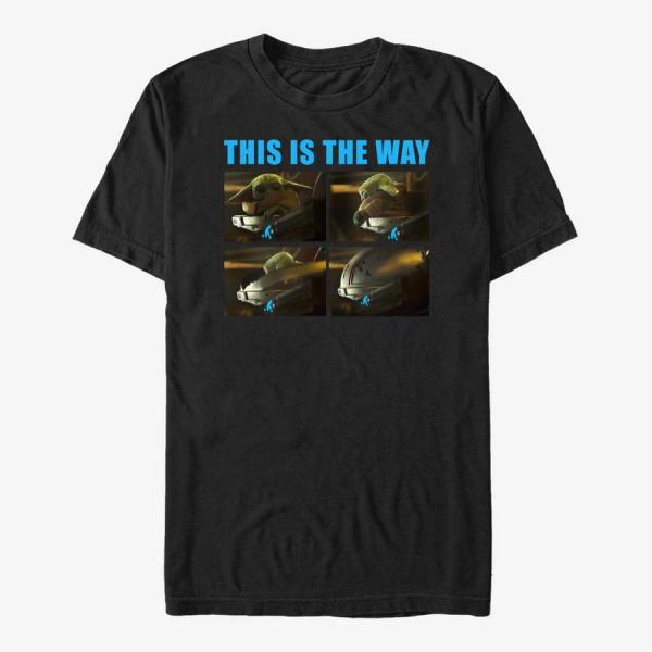 Queens Star Wars: The Mandalorian - Closed Way Unisex T-Shirt Black