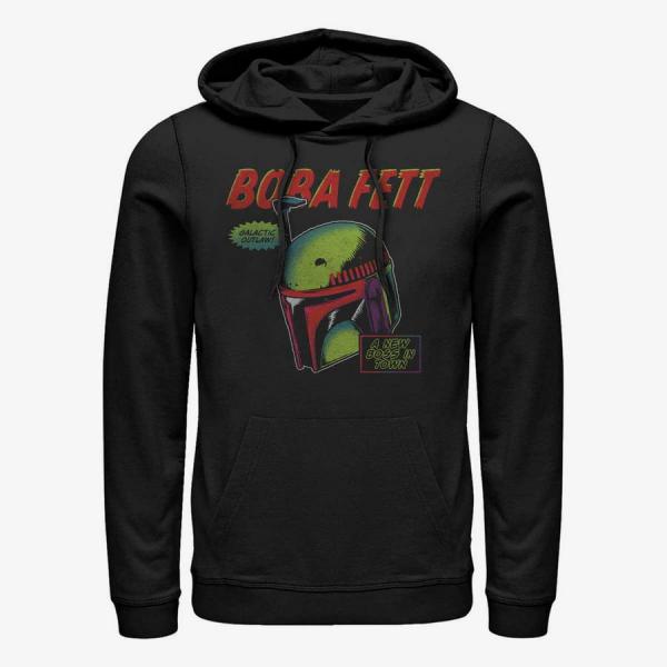 Queens Star Wars Book of Boba Fett - Rainboba Unisex Hoodie Black