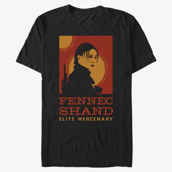 Queens Star Wars Book of Boba Fett - Fennec Shand Poster Unisex T-Shirt Black