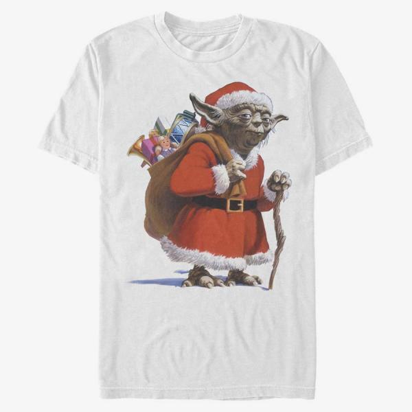 Queens Star Wars: Classic - Santa Yoda Unisex T-Shirt White