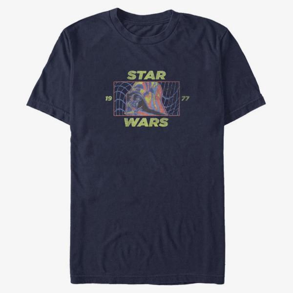 Tričko Merch Star Wars: Classic - Vader Thermal Alt Unisex T-Shirt Navy Blue S