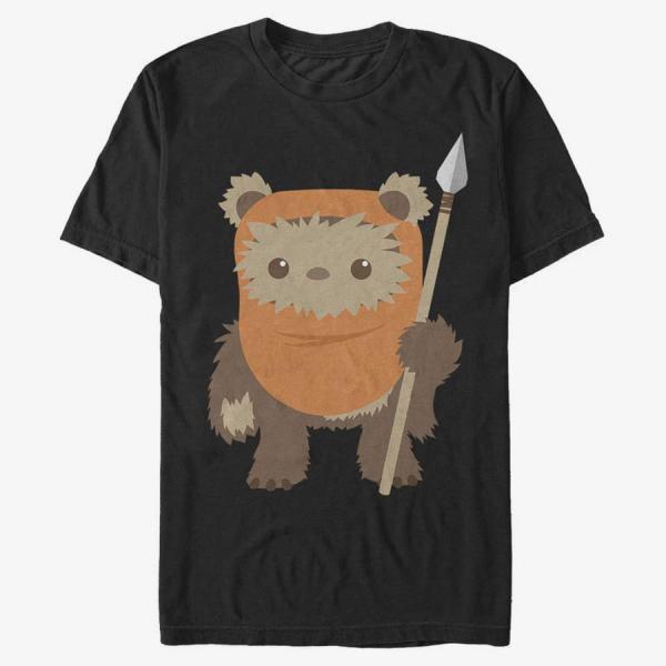 Tričko Merch Star Wars: Classic - Ewok Spear Unisex T-Shirt Black L