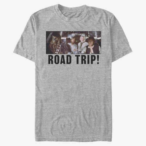 Tričko Merch Star Wars: Classic - Road Trip Unisex T-Shirt Heather Grey S