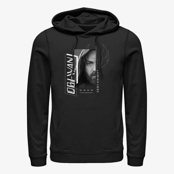 Queens Star Wars Obi-Wan - Jedi Knight Portrait Unisex Hoodie Black