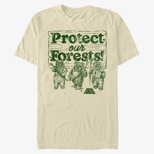 Tričko Merch Star Wars: Classic - Protect Our Forest Unisex T-Shirt Natural M