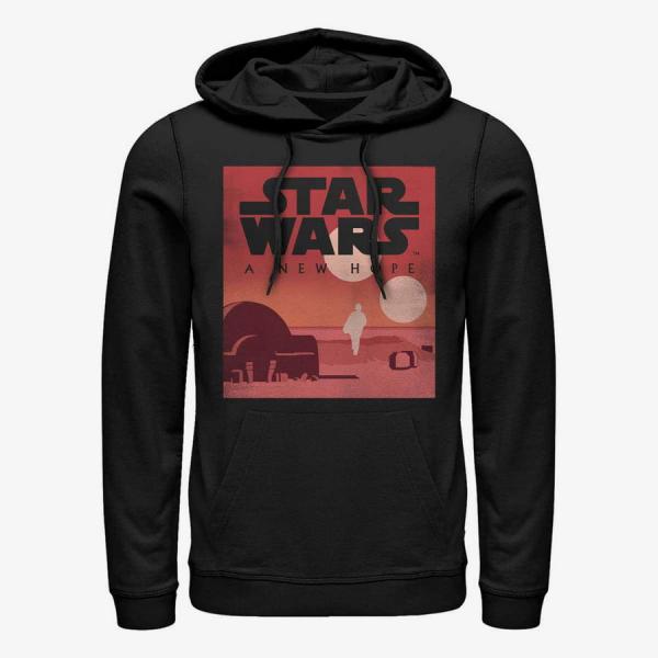 Queens Star Wars: Classic - New Hope Minimalist Unisex Hoodie Black