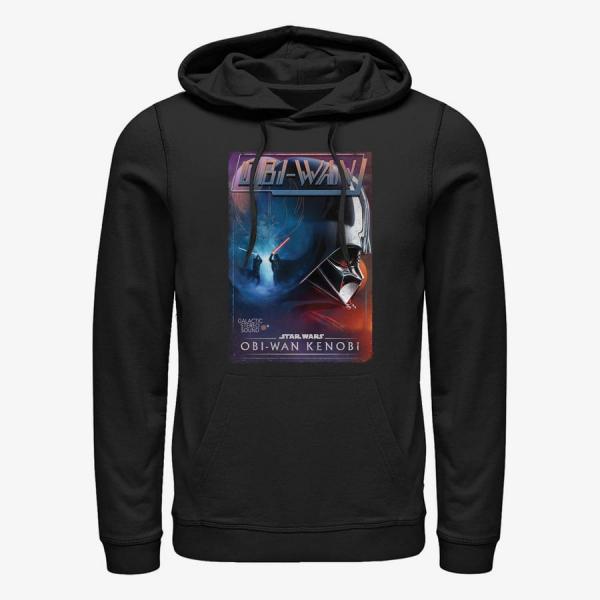 Mikina Merch Star Wars Obi-Wan - Vader Vhs Unisex Hoodie Black S
