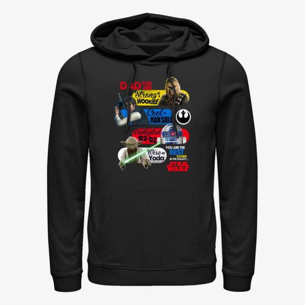 Mikina Merch Star Wars: Classic - Galaxy Dad Unisex Hoodie Black S
