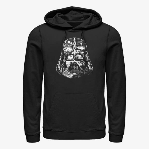 Mikina Merch Star Wars - Vader Saga Unisex Hoodie Black XXL