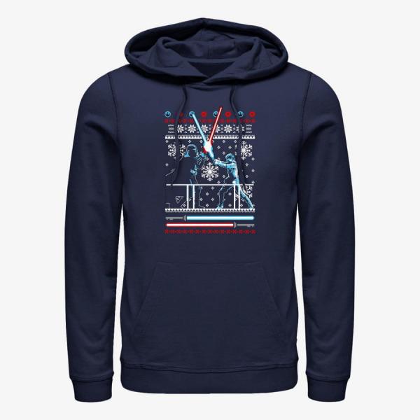 Mikina Merch Star Wars: Classic - Ugly Fued Unisex Hoodie Navy Blue S