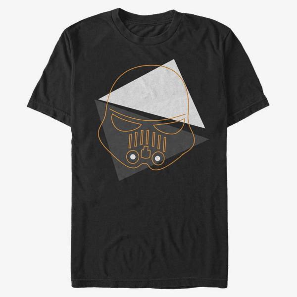 Tričko Merch Star Wars: Classic - Spooky Trooper Lines Unisex T-Shirt Black S