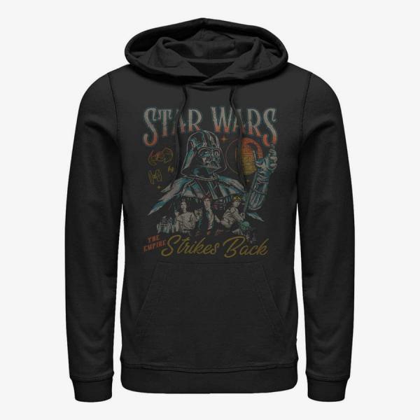 Mikina Merch Star Wars: Classic - Old School Choke Unisex Hoodie Black XXL