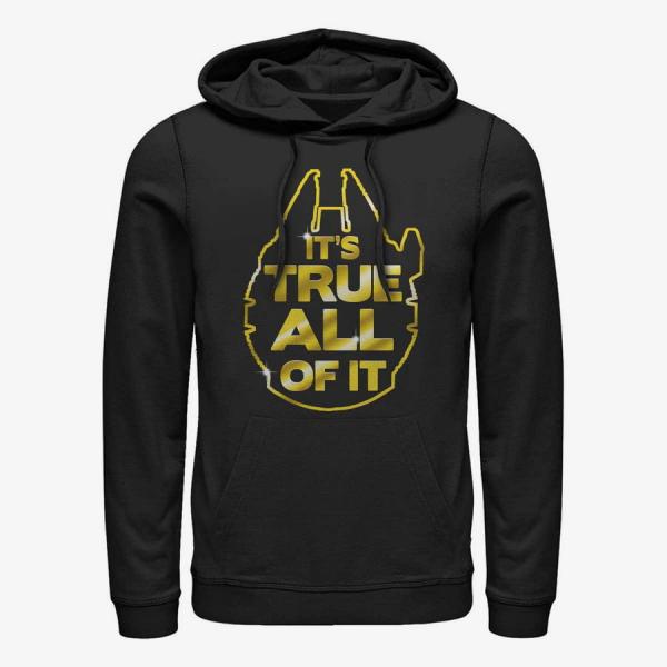 Mikina Merch Star Wars: Episode 7 - Golden Truth Unisex Hoodie Black M
