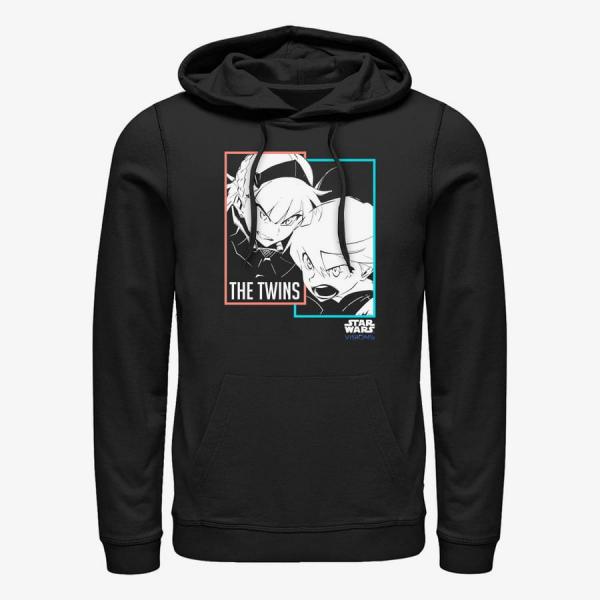 Mikina Merch Star Wars: Visions - Twins Shout Unisex Hoodie Black S
