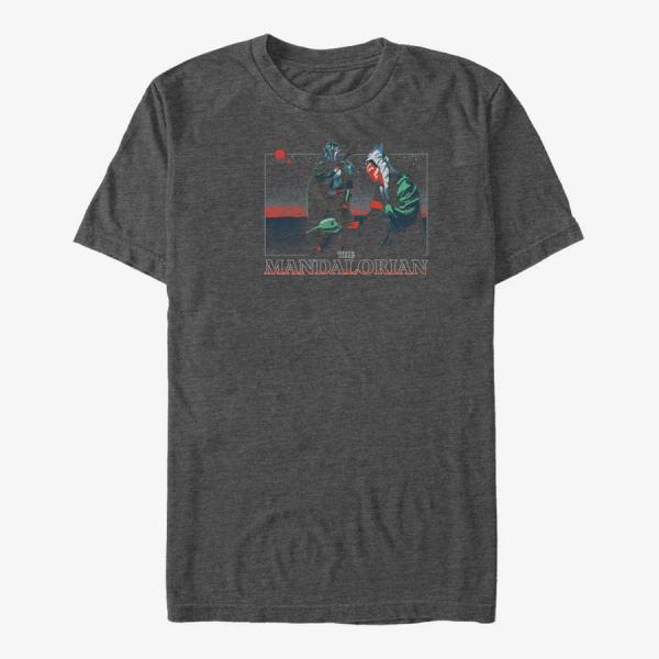 Tričko Merch Star Wars: The Mandalorian - Is This The Way Unisex T-Shirt Dark Heather Grey L