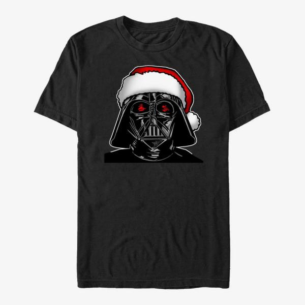 Tričko Merch Star Wars: Classic - Santa Darth JCP Unisex T-Shirt Black XXL