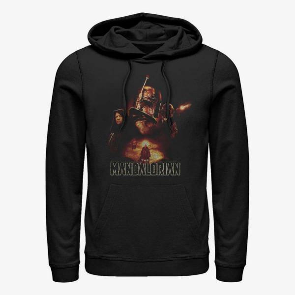Queens Star Wars: Mandalorian - Fett Journey Unisex Hoodie Black