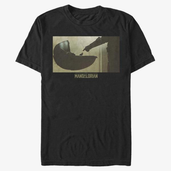 Queens Star Wars: The Mandalorian - Painted Scene Unisex T-Shirt Black