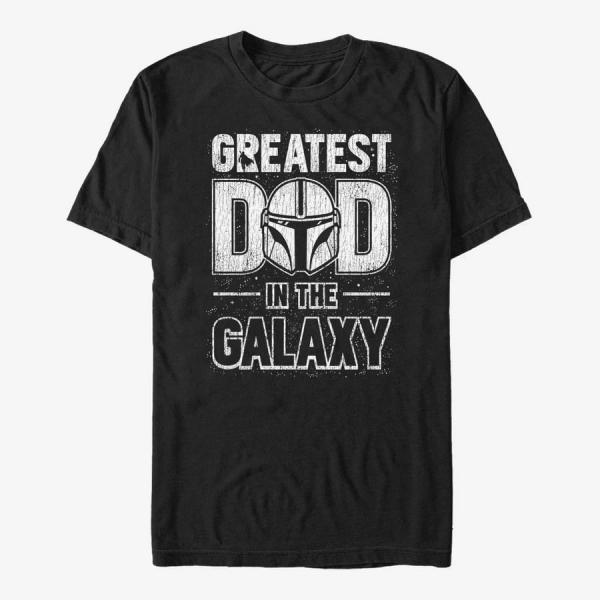 Queens Star Wars - Galaxy Best Dad Unisex T-Shirt Black