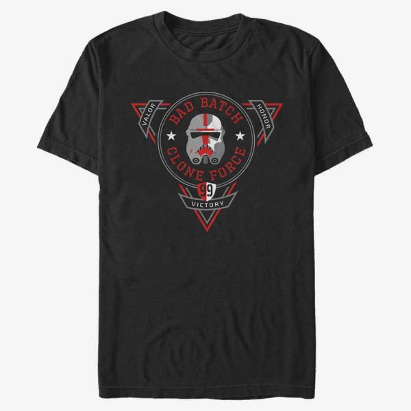 Tričko Merch Star Wars: The Bad Batch - Badge Of Clones Unisex T-Shirt Black XXL