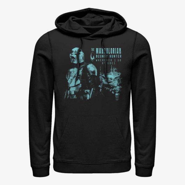 Mikina Merch Star Wars: The Mandalorian - And Cub Unisex Hoodie Black S