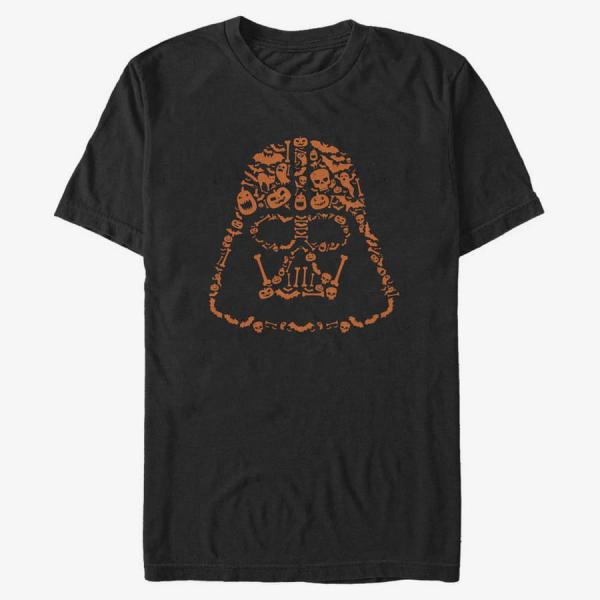 Tričko Merch Star Wars: Classic - VADER HALLOWEEN ICONS Unisex T-Shirt Black S