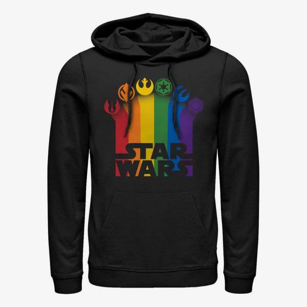 Queens Star Wars - Icon Trails Logo Unisex Hoodie Black