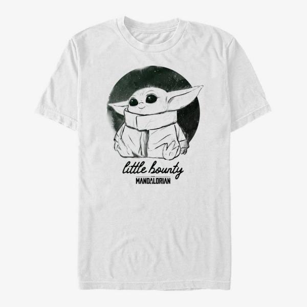 Queens Star Wars: The Mandalorian - Ink Baby Unisex T-Shirt White