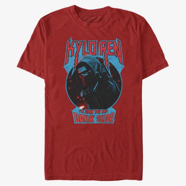 Tričko Merch Star Wars: Episode 7 - Darkside Dude Unisex T-Shirt Red S