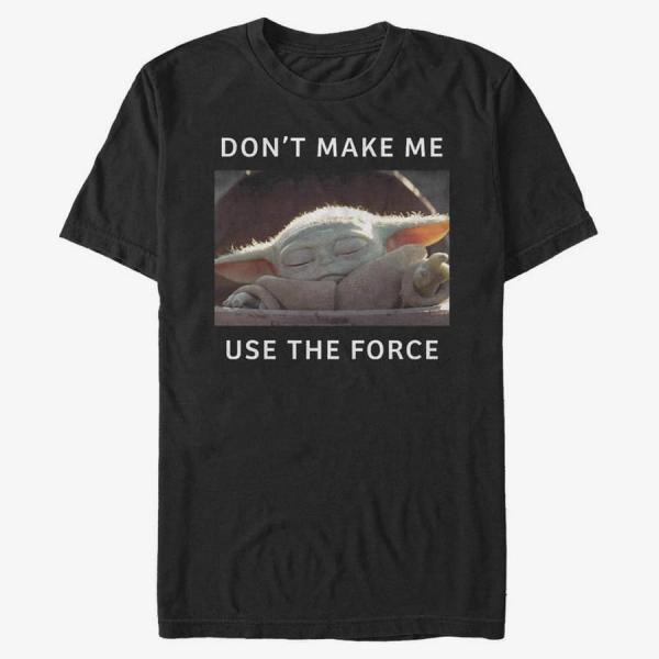Tričko Merch Star Wars: The Mandalorian - Small Meme Unisex T-Shirt Black XXL