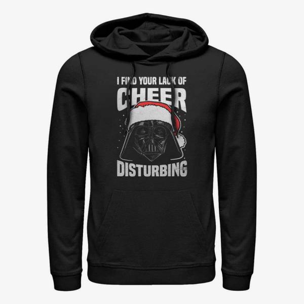 Mikina Merch Star Wars: Classic - Lack Of Cheer Unisex Hoodie Black XXXL